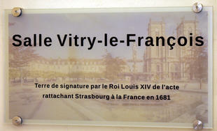 Inauguration de la salle Vitry-le-François à la Préfecture du Bas-Rhin 