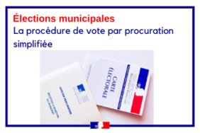 Élections municipales : élargissement des modalités de vote par procuration