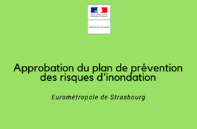 Approbation du Plan de Prévention des Risques d’inondation (PPRi)  de l’Eurométropole de Strasbourg 