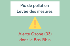 Pollution atmosphérique : levée des mesures  Ozone (03) le 2 août