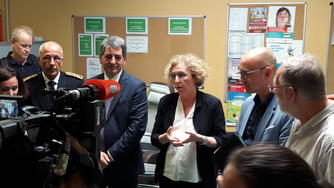 Muriel Pénicaud, ministre du Travail, était en visite à Strasbourg le 4 juin 2018