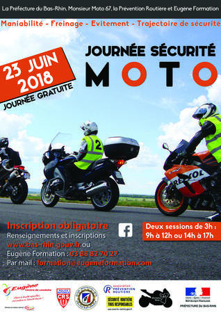 Affiche journée sécurité moto 2018