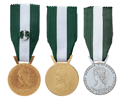 Médaille d'Honneur Régionale, Départementale et Communale